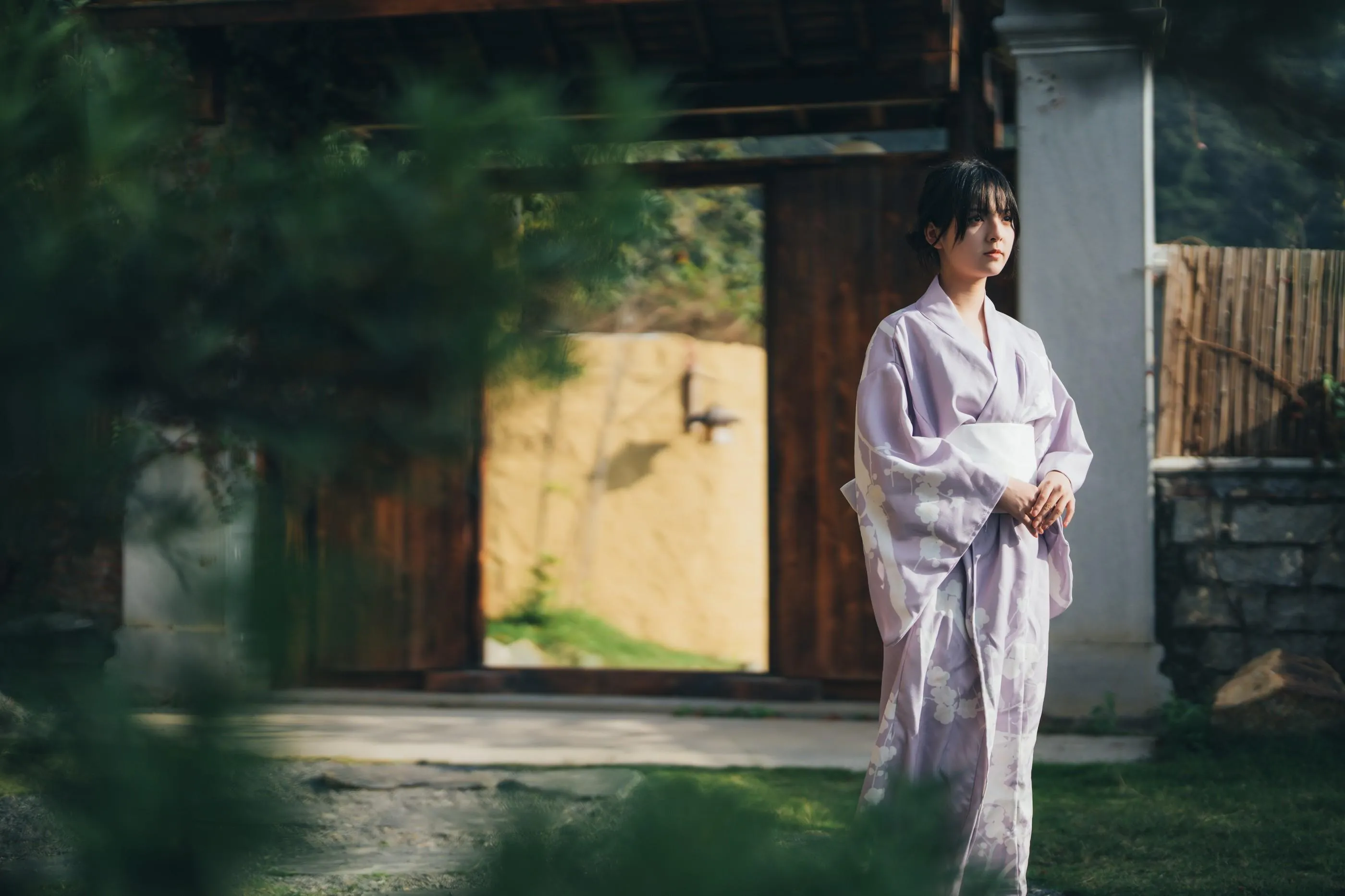 [YITUYU艺图语]2022.02.09 和风物语，日式庭院里的少女写真 dudu [56P]插图8